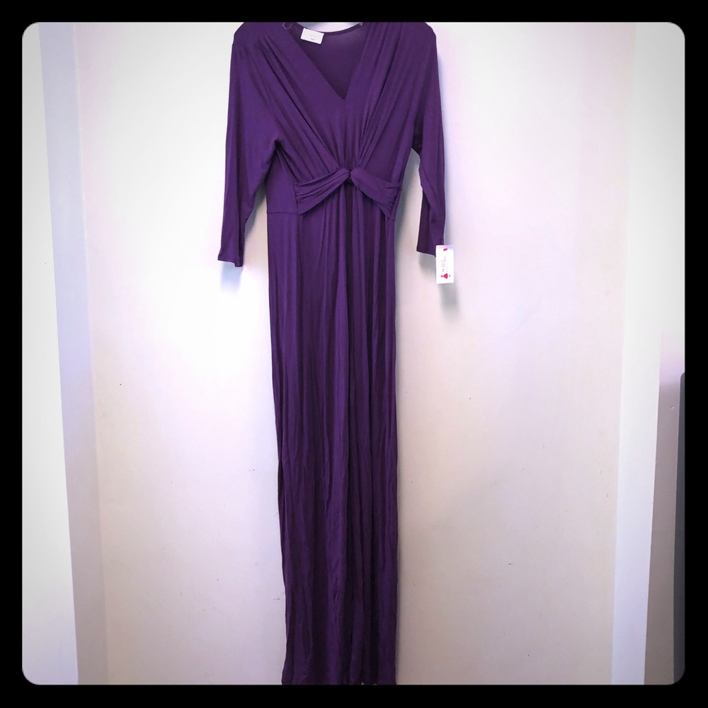 NWT Red Dress Boutique Purple Maxi Dress